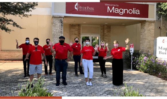 group-waving