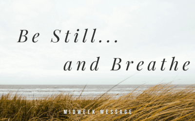 Be Still … and Breathe