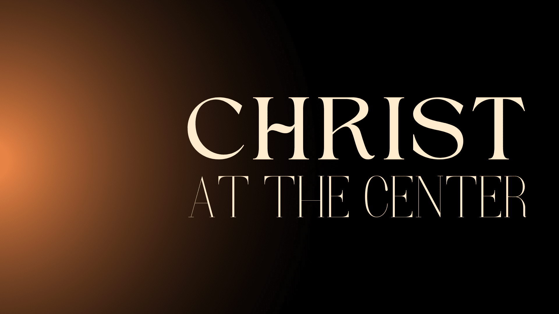 Christ at the Center